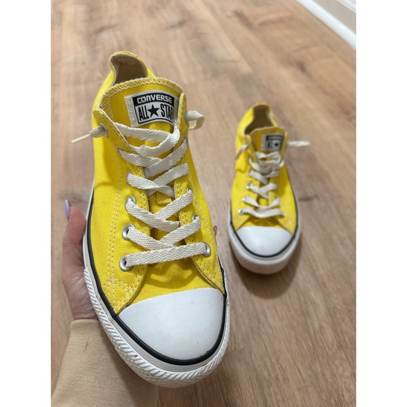 Converse Shoes - Converse Chuck Taylor | Women's All Star Low Top Yellow Sneakers, Size 10